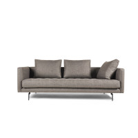 Manhattan Comfort 113-3MC7 Granville 3-Seat Beige Champaign Tweed  Sofa